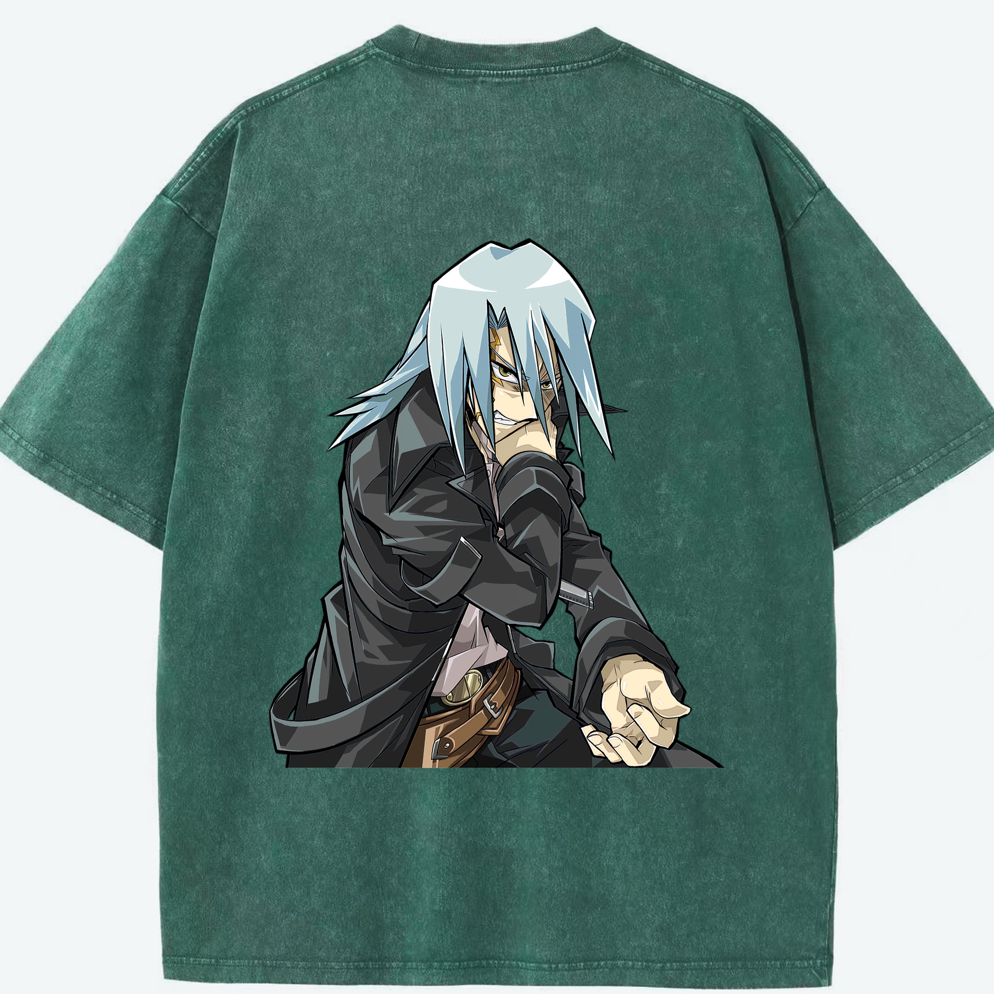 （画像用） 遊☆戯☆王 Yu-Gi-Oh! 綿100% ヴィンテージ風 半袖Tシャツ（背面プリント）